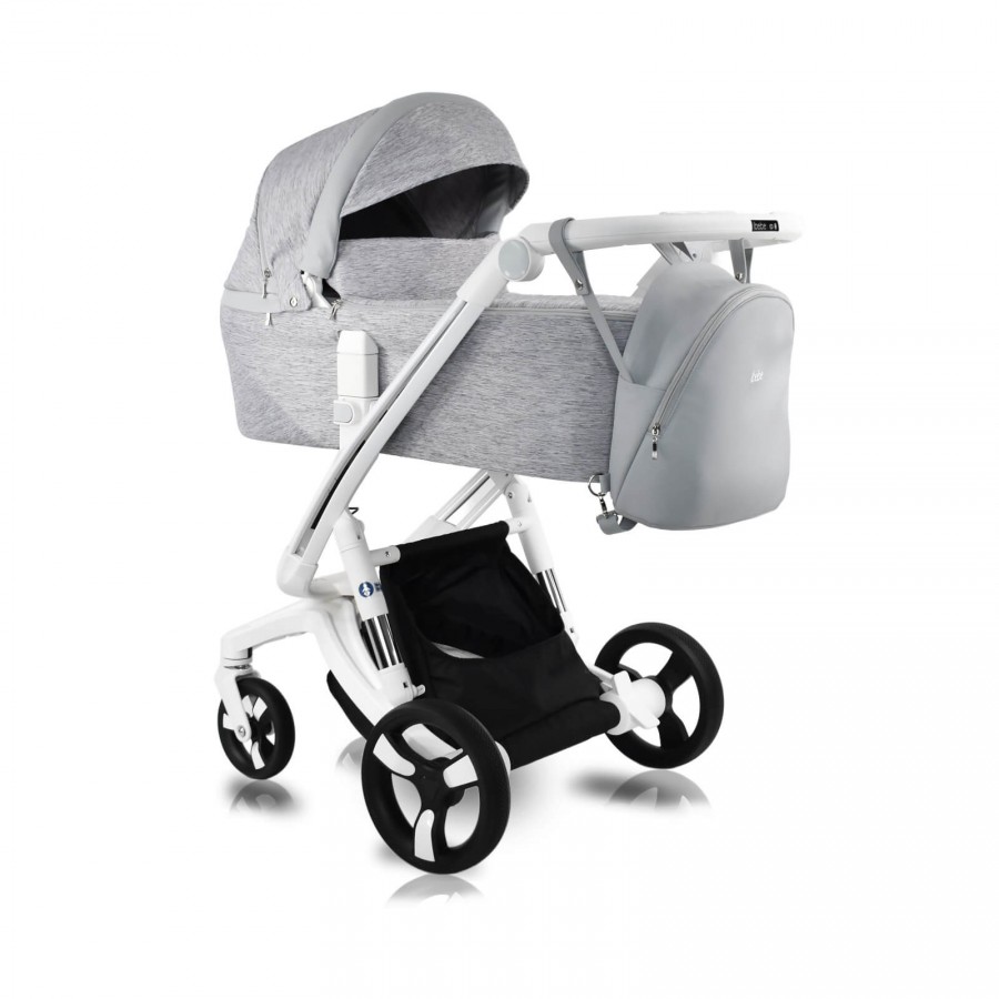 iBebe iSTOP White Kombi-Kinderwagen IS1