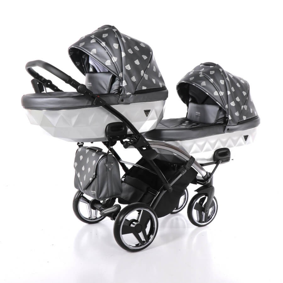 Junama Glow Duo Slim Zwillingskinderwagen / Geschwisterkinderwagen