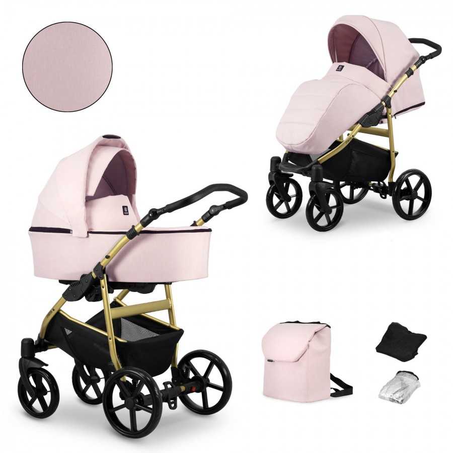 Kinderwagen Kunert Mata Gold | Pink | 2 in 1 (Babywanne + Buggy)
