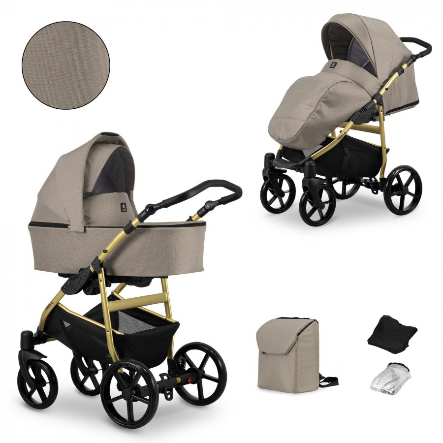 Kinderwagen Kunert Mata Gold | Mokka | 2 in 1 (Babywanne + Buggy)
