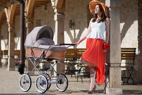 Retro Kinderwagen fr Vintage und Nostalgie mit Komfort