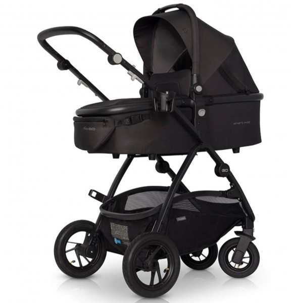 Easygo Optimo Kombi-Kinderwagen in schwarz