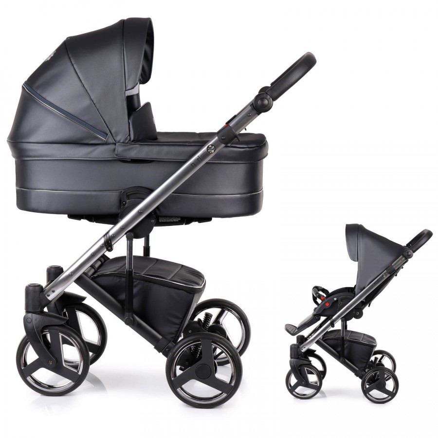 Emjot Neri Cobalt Fleur Kombi Kinderwagen 02