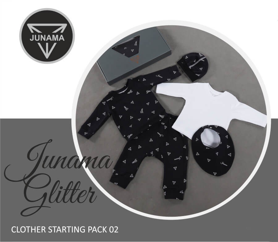 Junama Glitter Babykleidung Set 02