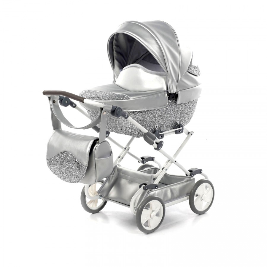 Junama Mini Glitter Puppenwagen 01