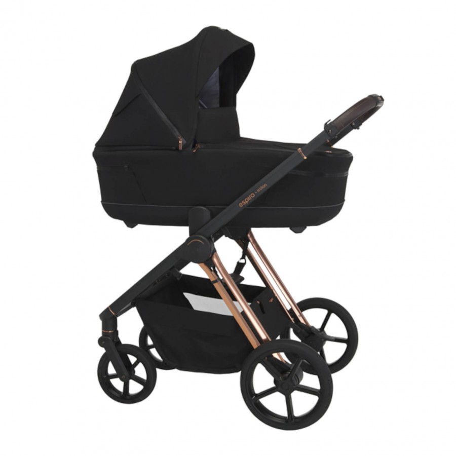 Espiro Miloo Kombi-Kinderwagen Set in diamond black