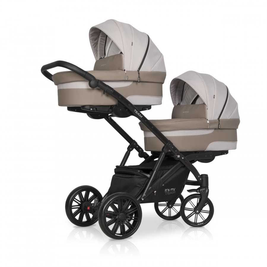 Riko Team Zwillingskinderwagen / Geschwisterwagen