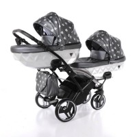 Junama Glow Duo Slim Zwillingskinderwagen / Geschwisterkinderwagen