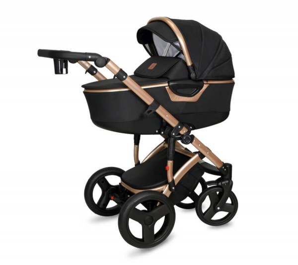 Breva Quanto Kombi-Kinderwagen gold rosso 1