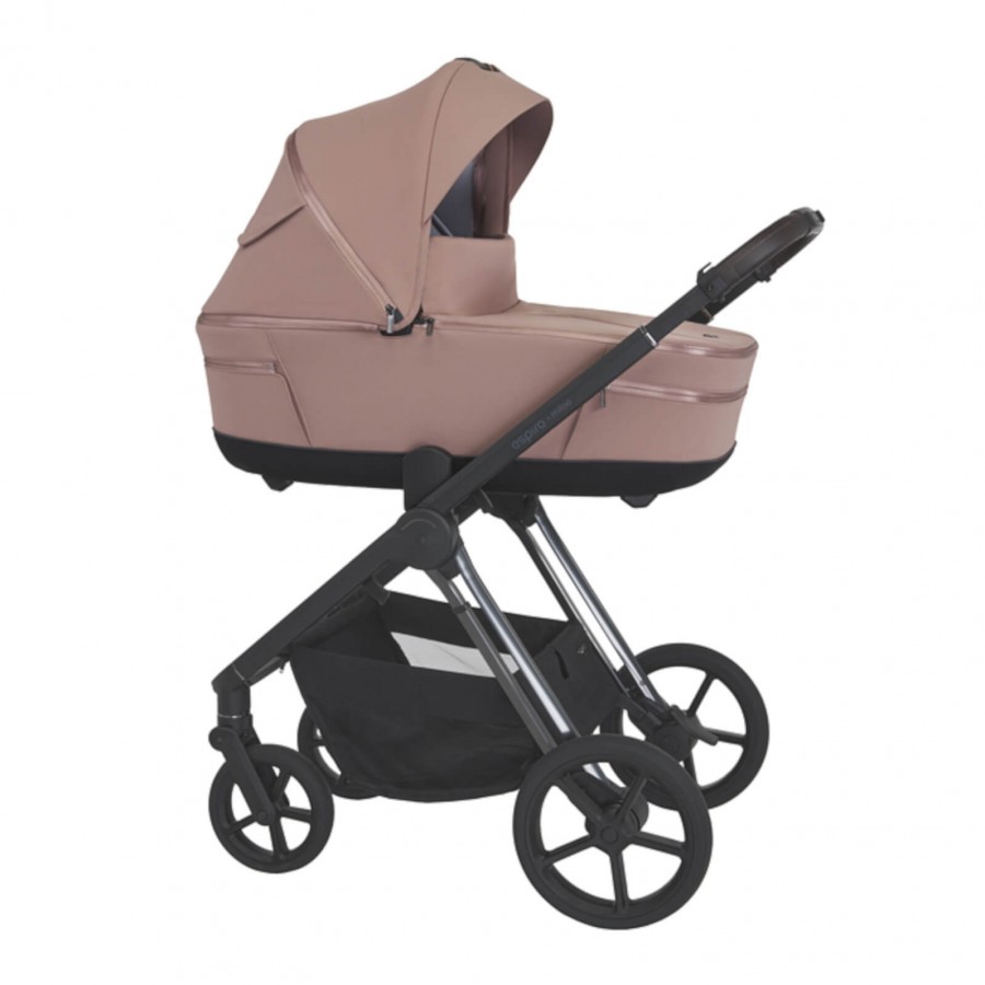 Espiro Miloo Kombi-Kinderwagen Set in pink love