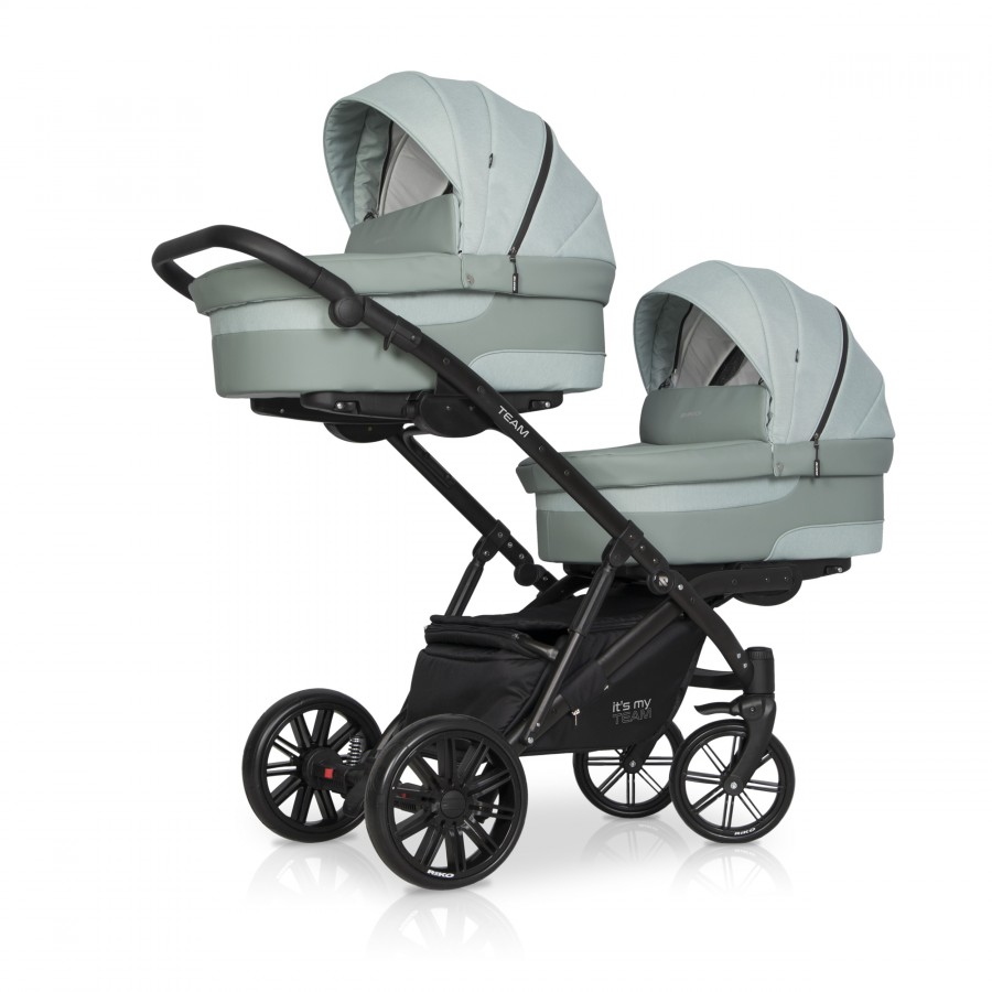 Riko Team Zwillingskinderwagen / Geschwisterwagen