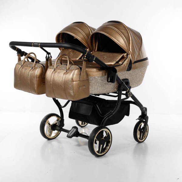 Junama Glitter Duo Zwillingskinderwagen 01