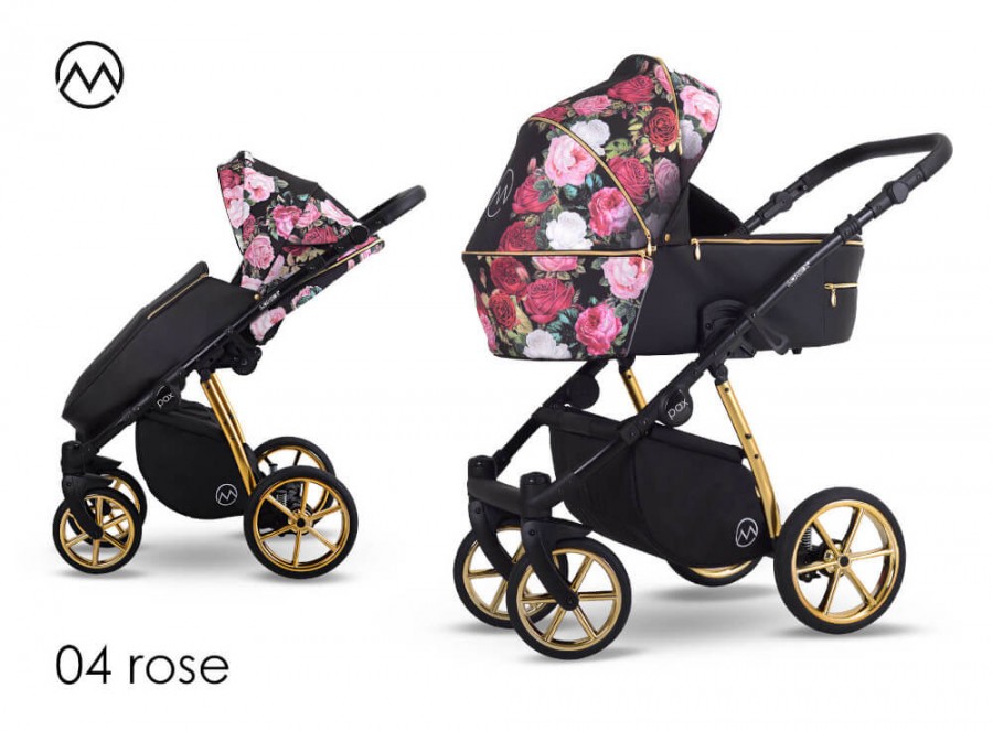 Lonex Pax Rose Kombi-Kinderwagen Rose 04