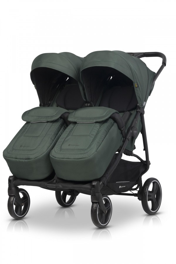 Euro Cart Doblo Zwillings-/Geschwister-Buggy | Dschungelgrün