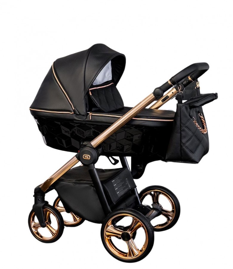 Adbor Loretto Kombi Kinderwagen Schwarz