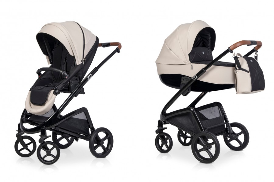 Riko XD Black Edition Kombi-Kinderwagen