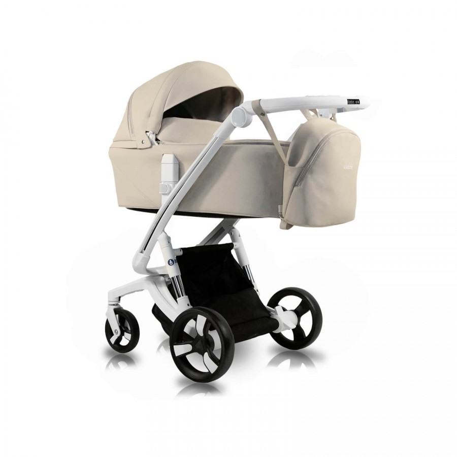 iBebe iSTOP White Eco IS16 Kombi-Kinderwagen