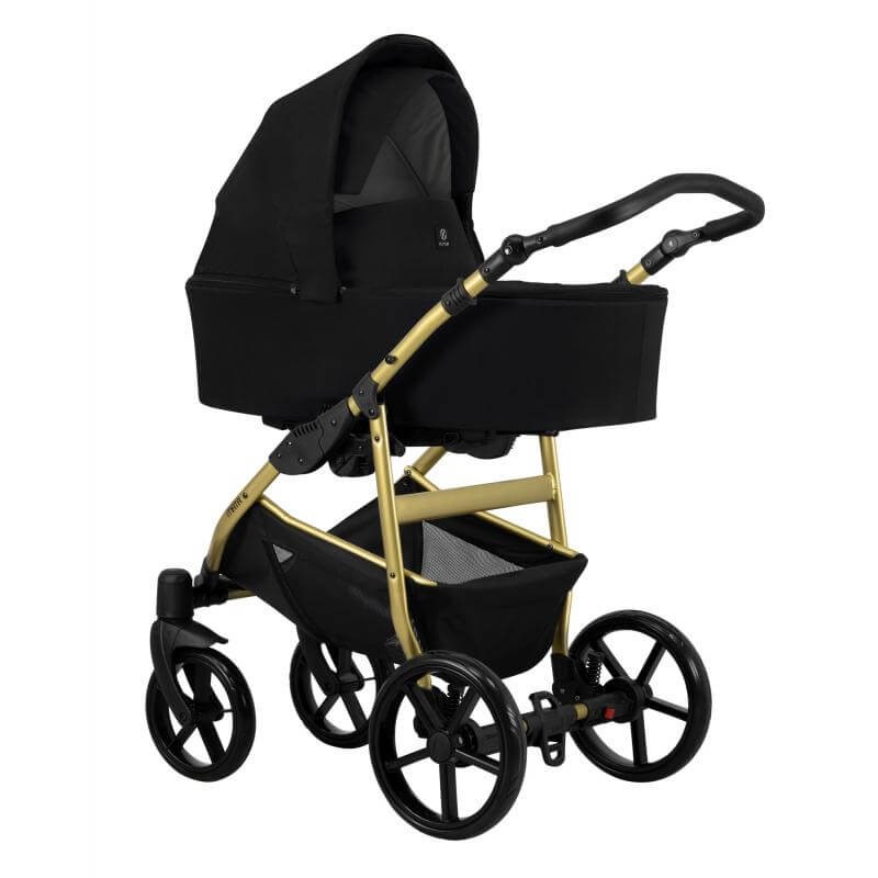 Kunert Mata Kombi-Kinderwagen Gold + Schwarz