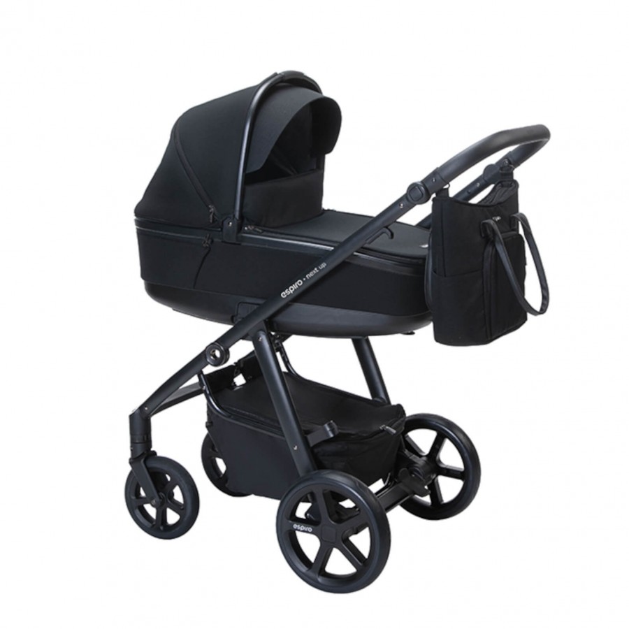 Espiro Next Up Black Kombi-Kinderwagen metal black