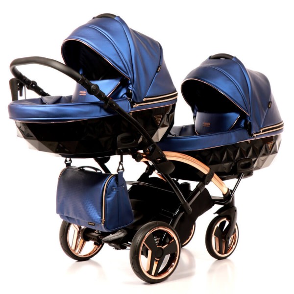 Junama Duo Slim Geschwisterwagen Fluo Line Zwillingskinderwagen