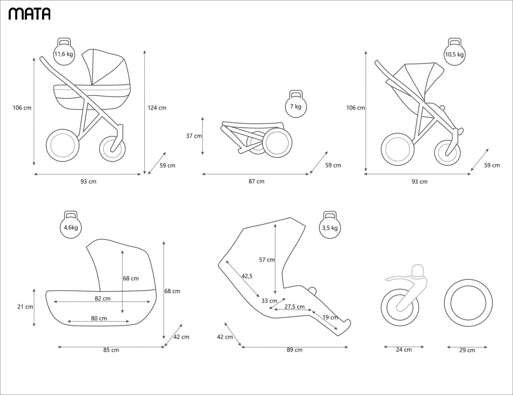 Kunert Mata Kombi-Kinderwagen | Kinderwagen | Babywelt Sulingen