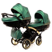 Junama Duo Slim Geschwisterwagen Fluo Line Zwillingskinderwagen 02