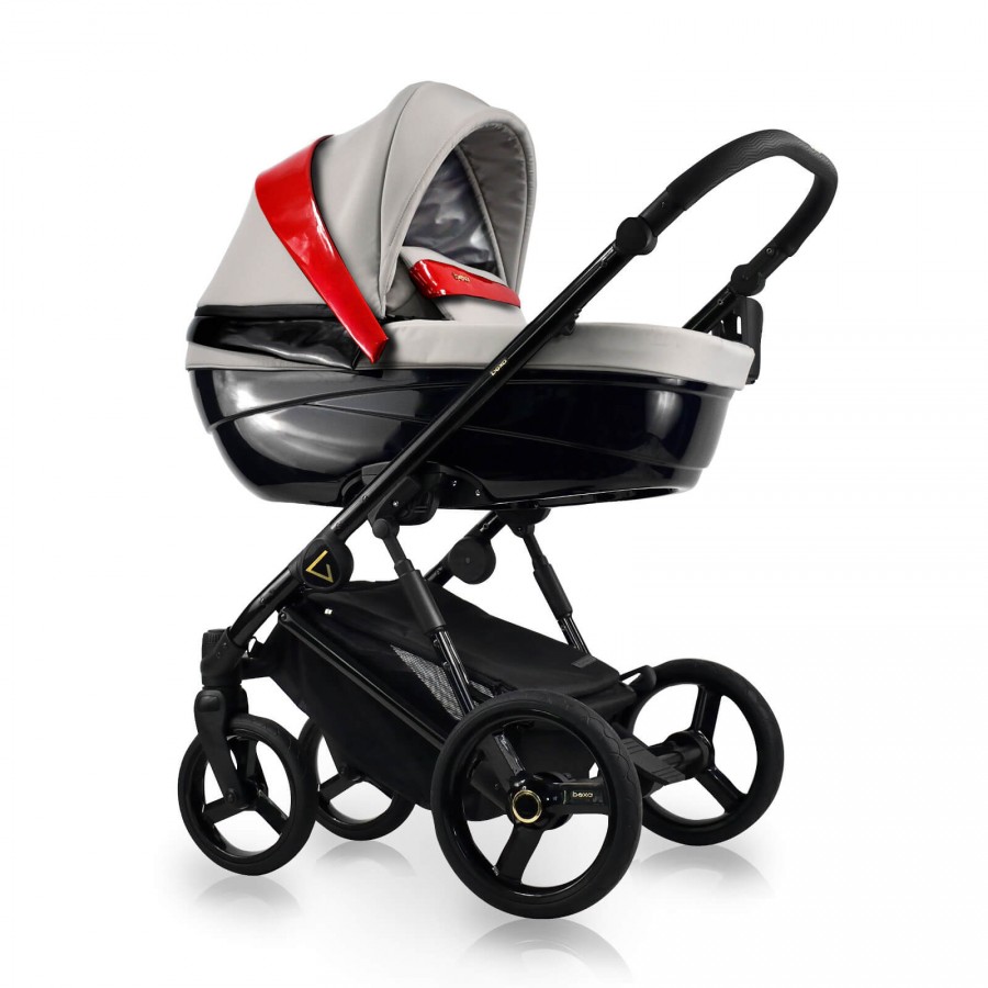 Bexa Glamour GL09 Kombi-Kinderwagen GLAM RED