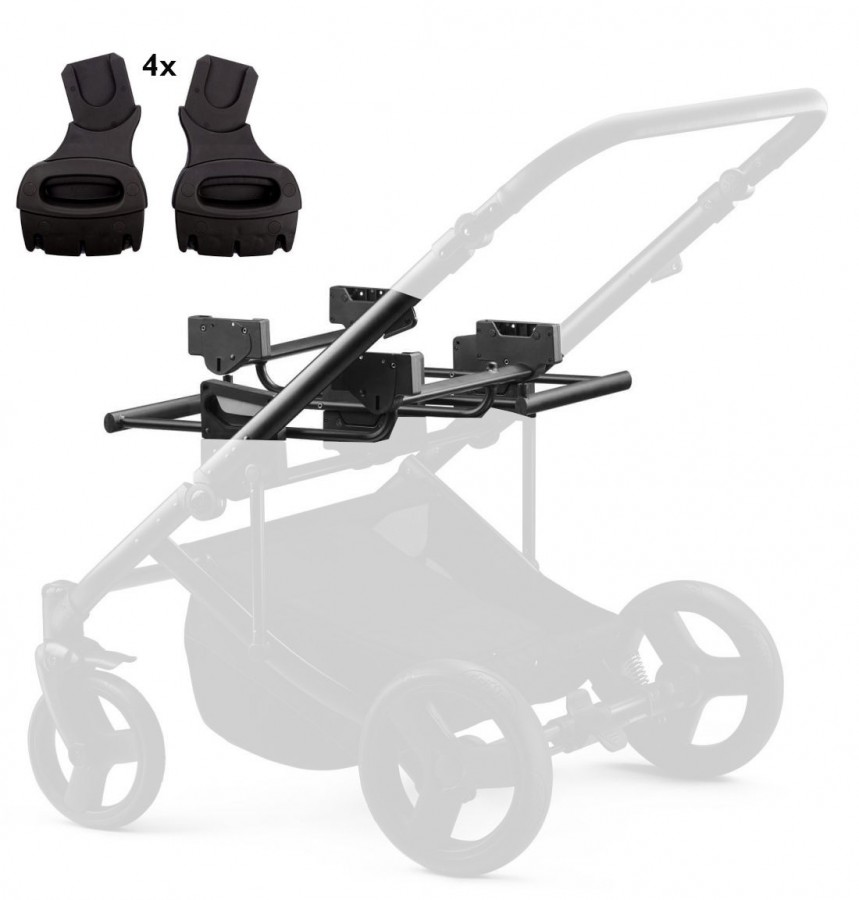 Jedo Zwillingswagen Adapter für Maxi Cosi, Cybex, Kiddy