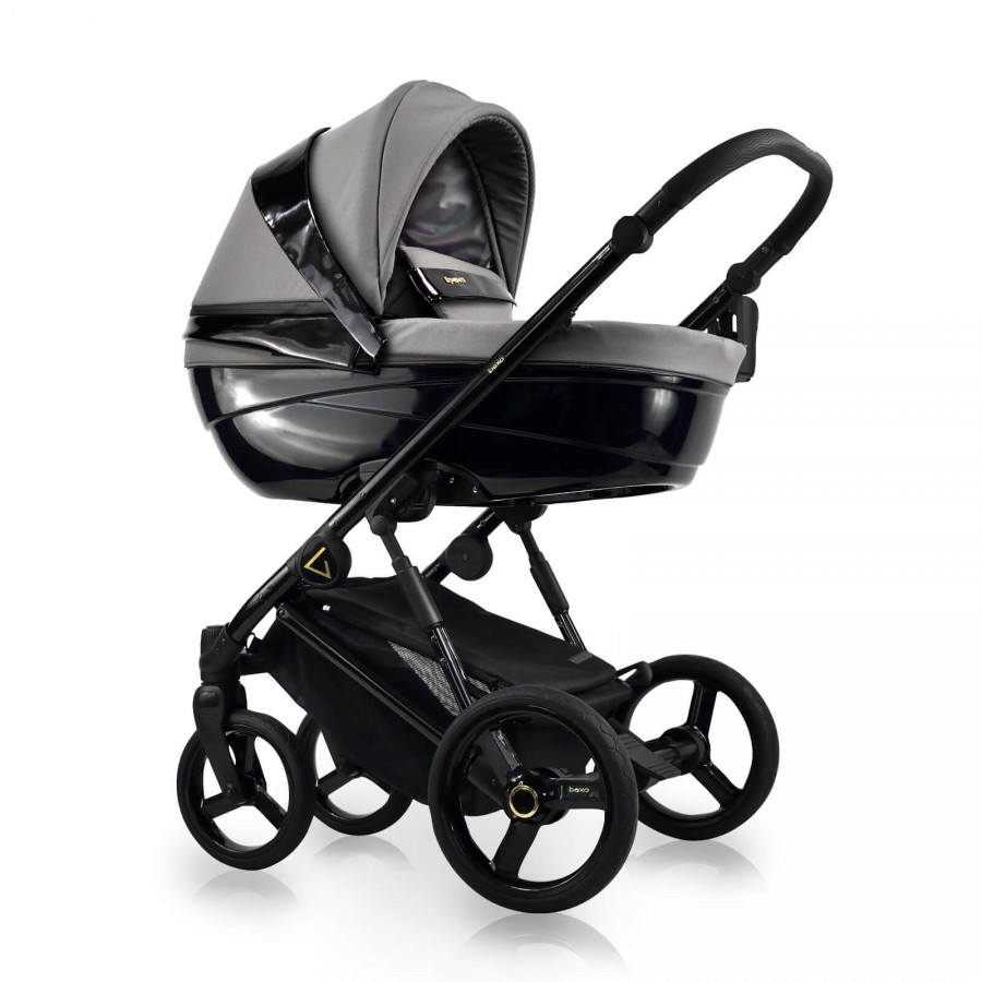 Bexa Glamour GL07 Kombi-Kinderwagen GLAM BLACK