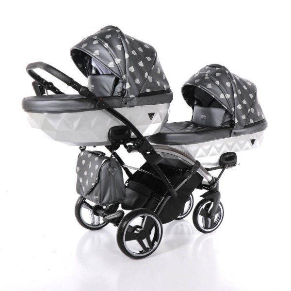 Junama Glow Duo Slim Zwillingskinderwagen / Geschwisterkinderwagen