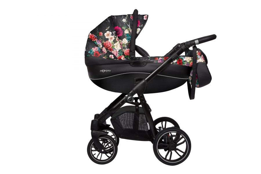 Babyactive Mommy Special Kombi-Kinderwagen | 2 in 1 (Babywanne + Buggy) | 3 in 1 mit Babyschale (Autositz) | 4 in 1 mit Babyschale und Isofix Station | Rose